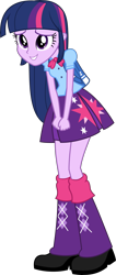 Size: 4137x9786 | Tagged: safe, artist:firesidearmy46231, character:twilight sparkle, character:twilight sparkle (alicorn), character:twilight sparkle (eqg), species:eqg human, equestria girls:equestria girls, g4, my little pony: equestria girls, my little pony:equestria girls, backpack, female, simple background, smiling, solo, transparent background, vector