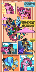 Size: 1984x3965 | Tagged: safe, artist:spudsmcfrenzy, character:discord, character:pinkie pie, species:draconequus, species:pony, ship:discopie, cake, diamond, female, food, male, shipping, straight