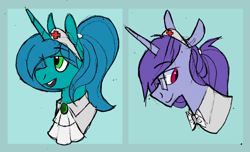 Size: 1280x777 | Tagged: safe, artist:mymineawesome, oc, oc only, oc:midnight groove, species:pony, species:unicorn, g4, avatar, clothing, female, glasses, hat, male, nurse hat, nurse outfit