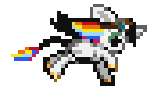 Size: 164x96 | Tagged: safe, artist:kelvin shadewing, oc, oc only, oc:lightning bliss, species:alicorn, species:pony, g4, animated, female, gif, mare, pixel art, running, simple background, solo, sprite, transparent background