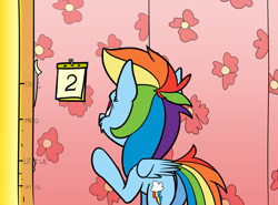 Size: 1200x889 | Tagged: safe, artist:dacaoo, character:rainbow dash, species:pegasus, species:pony, g4, calendar, female, solo