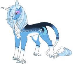Size: 904x796 | Tagged: safe, artist:malinraf1615, character:trixie, species:classical hippogriff, species:hippogriff, g4, chest fluff, coat markings, female, redesign, simple background, socks (coat marking), solo, transparent background, watermark