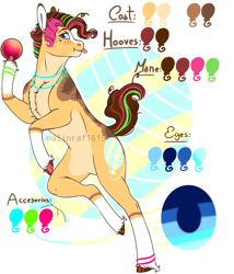 Size: 849x990 | Tagged: safe, artist:malinraf1615, oc, oc:skipper, parent:cheese sandwich, parent:pinkie pie, parents:cheesepie, species:earth pony, species:pony, g4, ball, male, offspring, reference sheet, solo, stallion