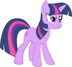 Size: 6546x6100 | Tagged: safe, artist:almaustral, character:twilight sparkle, character:twilight sparkle (unicorn), species:pony, species:unicorn, g4, eyelashes, female, frown, mare, palindrome get, simple background, solo, transparent background