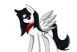 Size: 3000x2000 | Tagged: safe, artist:almaustral, oc, oc only, oc:lighting wind, species:pegasus, species:pony, g4, neckerchief, pegasus oc, simple background, smiling, solo, transparent background, wings