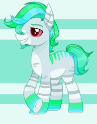 Size: 1488x1904 | Tagged: safe, artist:katnekobase, artist:thieeur-nawng, base used, oc, oc only, species:earth pony, species:pony, g4, abstract background, earth pony oc, grin, male, raised hoof, smiling, solo, stallion