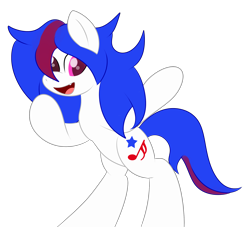 Size: 2420x2200 | Tagged: safe, artist:almaustral, oc, oc only, species:earth pony, species:pony, g4, :d, bipedal, earth pony oc, open mouth, simple background, smiling, solo, transparent background