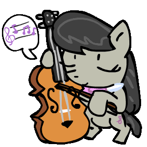Size: 300x300 | Tagged: safe, artist:caitsith511, character:octavia melody, animated, cello, female, frame by frame, making music, music notes, musical instrument, simple background, solo, transparent background