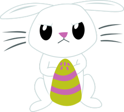 Size: 940x850 | Tagged: safe, artist:chrisgotjar, character:angel bunny, easter, easter egg, egg, simple background, transparent background, vector