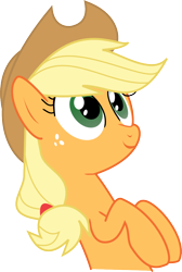 Size: 738x1100 | Tagged: safe, artist:nero-narmeril, character:applejack, simple background, transparent background, vector