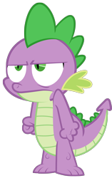 Size: 3000x4763 | Tagged: safe, artist:dipi11, character:spike, .svg available, annoyed, faec, male, reaction image, simple background, solo, spike is not amused, transparent background, unamused, vector