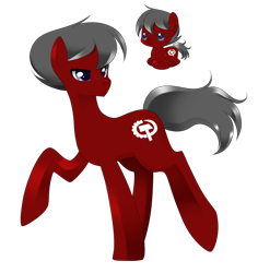 Size: 800x848 | Tagged: safe, artist:haydee, oc, oc only, species:earth pony, species:pony, age difference, colt, filly, male, simple background, solo, stallion, transparent background
