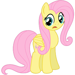 Size: 2880x2880 | Tagged: safe, artist:wildtiel, character:fluttershy, female, high res, simple background, solo, transparent background, vector