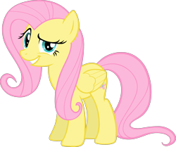 Size: 4000x3336 | Tagged: safe, artist:wildtiel, character:fluttershy, female, simple background, solo, transparent background, vector