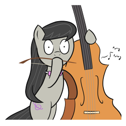 Size: 1000x1000 | Tagged: dead source, safe, artist:spaerk, character:octavia melody, species:earth pony, species:pony, cello, female, musical instrument, pony pokey, solo