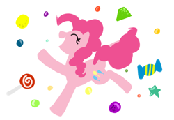 Size: 1162x800 | Tagged: safe, artist:kudalyn, character:pinkie pie, candy, food, lollipop, simple background, sweets, white background