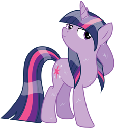 Size: 2714x3000 | Tagged: safe, artist:maximillianveers, character:twilight sparkle, character:twilight sparkle (unicorn), species:pony, species:unicorn, female, grin, high res, hilarious in hindsight, mare, smiling, solo, wet, wet mane