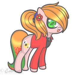 Size: 543x552 | Tagged: safe, artist:sandra626, oc, oc only, species:earth pony, species:pony, commission, kate, solo
