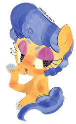 Size: 457x744 | Tagged: safe, artist:tweissie, character:sapphire shores, female, hooves, simple background, solo, transparent background