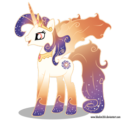 Size: 1280x1273 | Tagged: safe, artist:blackm3sh, oc, oc only, oc:queen galaxia, species:alicorn, species:pony, open mouth, shadow, simple background, solo, transparent background