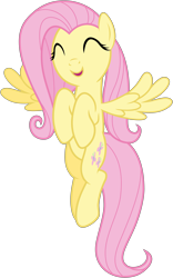 Size: 3245x5195 | Tagged: safe, artist:proenix, character:fluttershy, female, flying, simple background, solo, transparent background, vector