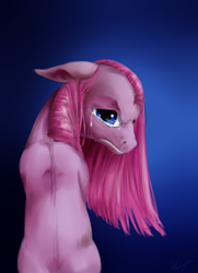 Size: 650x900 | Tagged: safe, artist:cuttledreams, character:pinkamena diane pie, character:pinkie pie, crying, female, solo