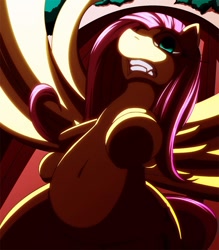 Size: 700x800 | Tagged: safe, artist:c.d.i., character:fluttershy, belly button, new fluttershy, pixiv