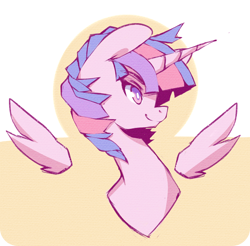 Size: 1194x1174 | Tagged: safe, artist:inkytophat, character:twilight sparkle, character:twilight sparkle (alicorn), species:alicorn, species:pony, female, mare, portrait, solo