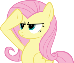 Size: 4307x3703 | Tagged: safe, artist:sircinnamon, edit, character:fluttershy, rainbow dash salutes, recolor, salute, simple background, transparent background, vector