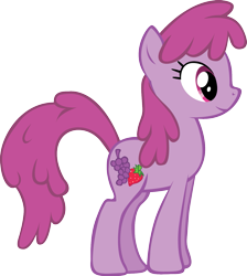 Size: 1311x1464 | Tagged: safe, artist:sircinnamon, character:berry punch, character:berryshine, simple background, transparent background, vector