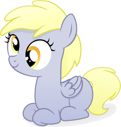 Size: 5000x5281 | Tagged: safe, artist:regolithx, character:derpy hooves, episode:pinkie pride, g4, my little pony: friendship is magic, absurd resolution, cute, derp, derpabetes, female, filly, filly derpy, ponyloaf, simple background, solo, transparent background, vector, weapons-grade cute, younger