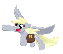 Size: 1300x1100 | Tagged: safe, artist:sonicrainboom93, character:derpy hooves, species:pegasus, species:pony, female, mailbag, mare, solo