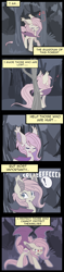 Size: 500x2114 | Tagged: safe, artist:indiefoxtail, character:flutterbat, character:fluttershy, askbattyshy, comic, tumblr