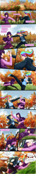 Size: 900x4314 | Tagged: safe, artist:smilingdogz, character:rainbow dash, character:twilight sparkle, species:human, comic:thousand lights, ship:twidash, belt, clothing, comic, duo, female, fight, grass, grimdark series, humanized, jacket, kick, kicking, lesbian, martial arts, miniskirt, on back, on top, pinned, police officer, ponytail, punch, school uniform, schoolgirl, shipping, skirt, socks, sparring, sweater vest, thigh highs, tree, woman, wonderbolts