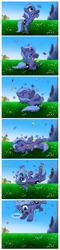 Size: 1200x4993 | Tagged: safe, artist:dawnmistpony, character:princess luna, species:alicorn, species:pony, :o, adorable distress, building, butterfly, carrying, castle, comic, crying, cute, dark comedy, dialogue, field, filly, flower, flying, frown, hair pulling, happy, horses doing horse things, house, insect on nose, laughing, lepidopterophobia, lunabetes, meadow, missing accessory, on back, open mouth, rolling, scenery, sitting, speech bubble, spread wings, story in the source, surprised, tail, tail pull, underhoof, upside down, wat, wide eyes, wings, woona, woonabuse, younger