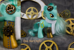 Size: 1024x683 | Tagged: safe, artist:bluepaws21, character:lyra heartstrings, brushable, custom, female, irl, photo, steampunk, toy