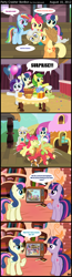Size: 1024x3916 | Tagged: safe, artist:wildtiel, character:apple bloom, character:big mcintosh, character:bon bon, character:granny smith, character:mayor mare, character:rainbow dash, character:rarity, character:sweetie drops, character:twilight sparkle, character:winona, species:earth pony, species:pony, episode:the last roundup, g4, my little pony: friendship is magic, best pony, comic, male, stallion