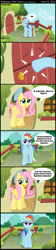 Size: 1024x4566 | Tagged: safe, artist:wildtiel, character:fluttershy, character:rainbow dash, comic