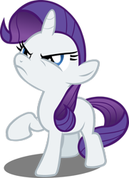 Size: 900x1243 | Tagged: safe, artist:alexstrazse, character:rarity, >:c, angry, female, filly rarity, simple background, solo, transparent background, vector