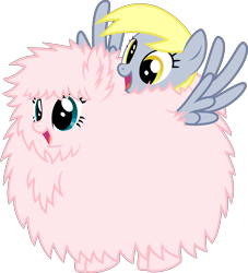 Size: 6364x7000 | Tagged: safe, artist:xenoneal, character:derpy hooves, oc, oc:fluffle puff, species:pegasus, species:pony, .svg available, absurd resolution, female, mare, simple background, transparent background, vector, xk-class end-of-the-world scenario