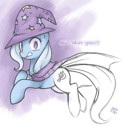 Size: 900x900 | Tagged: safe, artist:soulspade, character:trixie, drawn into existence, sketch