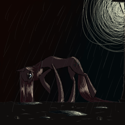 Size: 1000x1000 | Tagged: safe, artist:php15, character:pinkamena diane pie, character:pinkie pie, rain