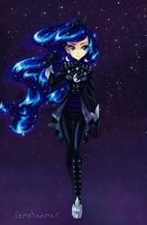 Size: 1909x2934 | Tagged: safe, artist:semehammer, character:princess luna, species:human, clothing, female, humanized, solo