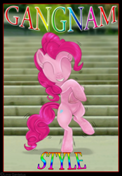 Size: 534x769 | Tagged: safe, artist:lova-gardelius, character:pinkie pie, dancing, gangnam style