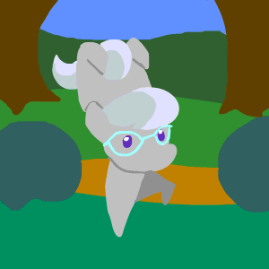 Size: 300x300 | Tagged: safe, artist:caitsith511, character:silver spoon, animated, cute, dancing, female, outdoors, pointy ponies, silverbetes, solo