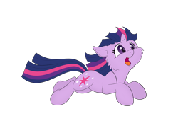 Size: 1800x1350 | Tagged: safe, artist:bri-sta, artist:wodahseht, character:twilight sparkle, color edit, cute, female, filly, filly twilight sparkle, fluffy, open mouth, running, simple background, smiling, solo, transparent background, twiabetes, vector, windswept mane