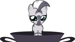 Size: 5221x2928 | Tagged: safe, artist:astringe, character:zecora, species:zebra, cute, filly, simple background, transparent background, vector, zecorable
