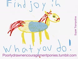Size: 2048x1536 | Tagged: safe, artist:super trampoline, character:flam, 1000 hours in ms paint, encouragement, encouraging, happy, male, ms paint, poorly drawn encouragement ponies, solo, text
