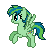 Size: 50x50 | Tagged: safe, artist:lost-our-dreams, oc, oc only, oc:ivybrush, species:pegasus, species:pony, animated, commission, flying, icon, pixel art, simple background, transparent background