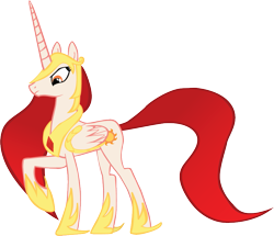 Size: 901x774 | Tagged: safe, artist:sircinnamon, character:nightmare star, character:princess celestia, female, solo